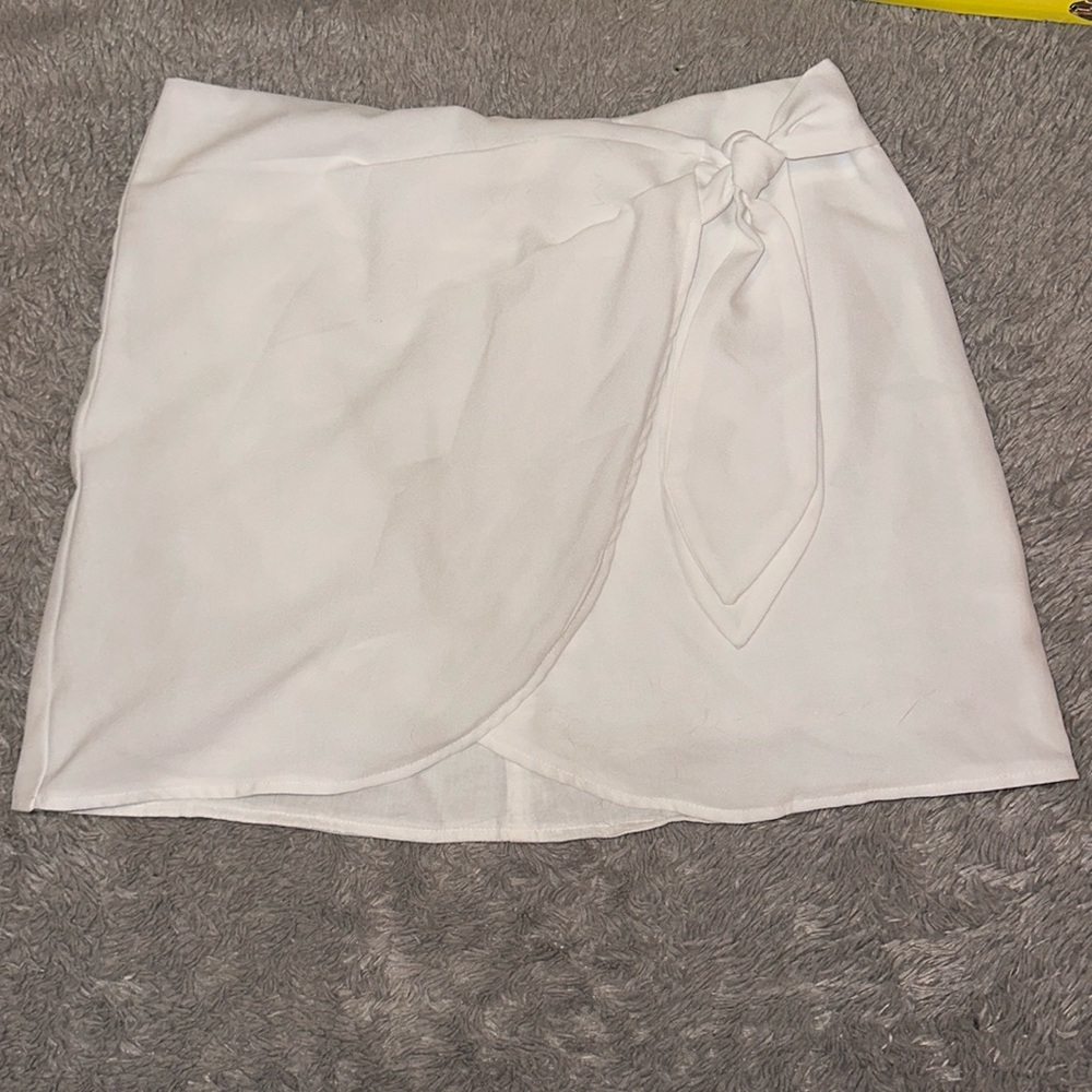 White Wrap Skirt from VICI